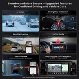 ATOTO X10G2B7E 7" Double Din Car Stereo, Dual Camera Input & Recording, 8G+128G, Android, Wireless CarPlay & Android Auto, 4G LTE, ChatGPT AI, Dual Phone Connection & Bluetooth, GPS Tracking