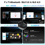 ATOTO CB6D ワイヤレスアダプター CarPlay AI Box「Magic Box」8GB+128GBモデル、ワイヤレスCarPlay・Android Auto・Android 13搭載、YouTube・Netflix・Spotify動画対応、4G LTE内蔵・Wi-Fi・デュアルBluetooth・GPS・AIアシスタント・Micro SDカード対応・ブラック
