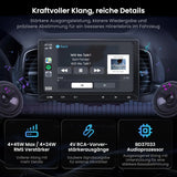ATOTO F7G211WE 10,1 Zoll Doppel-DIN Autoradio, Wireless Apple CarPlay & Android Auto, Touchscreen, Bluetooth, LRV, MirrorLink, Lenkradfernbedienung, AUX, FM/AM-Radio