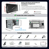 ATOTO A6G2C7PF 7" Double Din Car Stereo, QLED Touch Screen, Wireless CarPlay and Android Auto, MirrorLink, GPS Navigation, LRV, WiFi, Bluetooth, USB, Drivechat with ChatGPT