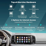 ATOTO S8G2B74MS 7" QLED Double Din Car Stereo | Wireless Apple CarPlay & Android Auto, Built-in 4G LTE, GPS Navigation, 4GB+32GB, Dual Bluetooth, Split Screen, LRV, SCVC
