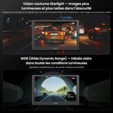 ATOTO AC-HN9FR Caméra Dash Avant AHD 1080p, 30fps, Vision Nocturne Starlight, WDR, Grand-Angle 136°, G-Capteur, Mode Parking, Enregistrement en Boucle, Lecture Trace GPS, Série V10
