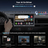 ATOTO S8G2104PR Autoradio 2 DIN 10 inch, Dubbel Bluetooth med aptX HD, Inbyggt 4G-modem, USB-delning, Delad Skärm, Android Auto & CarPlay, VSV & LRV, Digital Mediemottagare