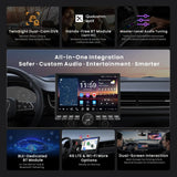 ATOTO X10G110PESM 10.1" Single & Double DIN Car Stereo with Passenger Entertainment Screen, Physical Volume Knob, AI Vision