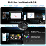 ATOTO CarWave CB6 AI Box Wireless CarPlay & Android Auto Adapter with 4G LTE, OBDII Scanner, Android OS, 4GB+64GB, Universal Car Stereo Upgrade, OTA Updates