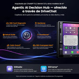 ATOTO S84G2D7PB 7" Autoradio Android 2 DIN con Pantalla Táctil, Iluminación Ambiental, Alerta de Colisión, Vigilancia de Aparcamiento, GPS Integrado, DSP Hi-Fi con Salida 4V