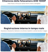 ATOTO AC-HN9CBV2 Telecamera Interna AHD 1080p, Frontale, 135° Grandangolo, Visione Notturna Starlight, Loop Recording, Modo Parcheggio, Solo Serie V10