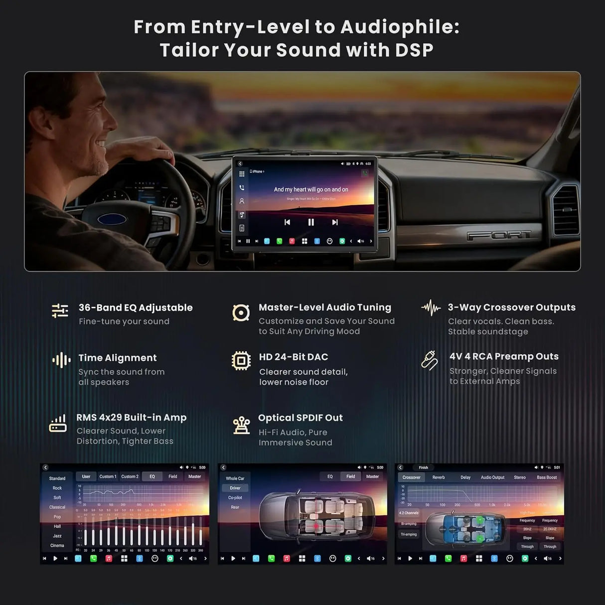 ATOTO X10 14.1” Android Car Stereo with Dual Cameras & Floating Screen