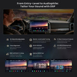 ATOTO X10G141E-R3S 14.1” Android Car Stereo, Single & Double DIN Compatible, FlexView Pro Floating Screen, Twinsight Dual-Cam Recording, 7.1.2-Channel Audio, AI Vision, Re-Mote LiveView, ADS Protocol
