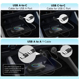 ATOTO CarWave CB6D wireless CarPlay adapter Magic Box CarPlay Video Box - Wireless CarPlay/Android Auto/Android 13 OS, 8GB+128GB, 4G LTE, WiFi, Dual Bluetooth, GPS, YouTube/Netflix Support, microSD, OTA, Black