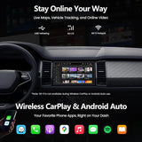 ATOTO A7G2B7PKL 7" QLED Double Din Car Stereo – Android 13, 4GB+64GB, 8-Core, Wireless CarPlay & Android Auto, 4G LTE, Wi-Fi/USB, Hi-Fi DSP with 4V Pre-Outs, SCVC/LRV, GPS Tracking, Agentic AI