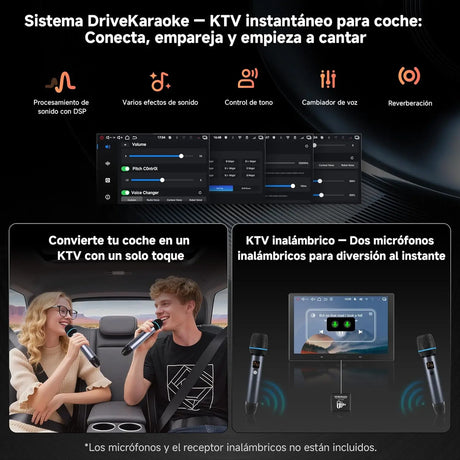 ATOTO V10G211OC 10 Pulgadas Android Radio Coche 2DIN, 6GB+128GB, Bluetooth 5.4/Wi-Fi, CarPlay y Android Auto inalámbricos