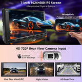 ATOTO A6G2A7PF 7" Double Din Radio with Backup Camera & OBD2 Scanner, Wireless CarPlay & Android Auto, 2G+32G, ChatGPT, LRV, WiFi/BT/USB Tethering, GPS Tracker, Dual Bluetooth