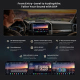 ATOTO X10DG209E 9.35" QLED Double Din Head Unit, Android DAB+, 8+128G, Dual Camera Inputs, Microphone, Wireless CarPlay & Android Auto, 4G LTE, AI Voice Assistant, GPS Tracking, Bluetooth, LRV, SVC, 36-Band EQ