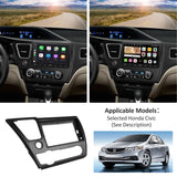 YOFUNG AC-HDCVC05X-ST Installation Mounting Dash Kit for Honda Civic 2013–2015, Only Compatible with ATOTO IAH09D-Style Car Stereo