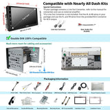 ATOTO S8 4G+32G Android Autoradio Doppel DIN Wireless CarPlay Android Auto, 7 Zoll QLED Touchscreen Digital Media Receiver, 4G LTE, ChatGPT, GPS, WiFi/Dual BT/USB, LRV, SCVC, S8G2B74MS