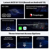 ATOTO X10G129E 12,9" Autoradio 1 Din con Schermo Flottante QLED, Navigatore Integrato, CarPlay & Android Auto Senza Fili, 8+128GB, 4G LTE, Doppio Telefono, Doppio Bluetooth, GPS Tracking e Assistente Vocale AI