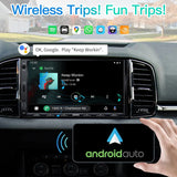 ATOTO F7G2A7WE-S01 7" Double DIN Car Stereo with Wireless Apple CarPlay & Android Auto, HD Touchscreen, Bluetooth, Voice Control, HD Backup Camera, MirrorLink, Steering Wheel Control, FM/AM