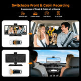 ATOTO P625S1N 10.25" Portable CarPlay Screen – Wireless CarPlay & Android Auto Car Stereo with Front & Cabin DVR Cameras, G-Sensor, WiFi/USB Tethering, Bluetooth, MirrorLink, GPS