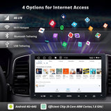 ATOTO A6G209PL 9" Double Din Car Stereo, QLED Display, 8-Core Android, 4G+64G, 4G LTE WiFi/BT/USB Tethering, Wireless CarPlay & Android Auto, MirrorLink, Dual Bluetooth, DSP, FM Radio, In-Dash Navigation