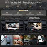 ATOTO X10G209E Autoradio Double Din 9 Pulgadas X10 – Entrada Cámara Delante y Detrás 1080P, Pantalla Táctil QLED, 8GB+128GB, CarPlay Inalámbrico, Android Auto, 4G LTE, Wi-Fi, Bluetooth, DSP, AMP, Subwoofer, GPS