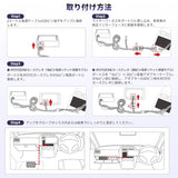 ATOTO CA-AEC122DL カーアンプ - クラスD 4チャンネル TI TPA3221、RMS 4x60W、6.5フィート電源ケーブル、カスタマイズ可能EQ、特定ATOTOZONEカーステレオと互換