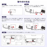 ATOTO CA-AEC122DL カーアンプ - クラスD 4チャンネル TI TPA3221、RMS 4x60W、6.5フィート電源ケーブル、カスタマイズ可能EQ、特定ATOTOZONEカーステレオと互換