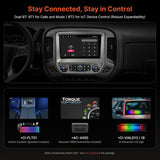 ATOTO S8SLD10ADM 10.1" Android Double Din Car Stereo for 2014–2018 Chevy Silverado & GMC Sierra (1500/2500/3500 & 2019 Classic), Wireless CarPlay/Android Auto, 4G+32G, 4G LTE, DSP, 32-Band EQ