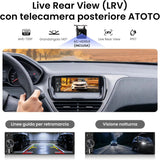 ATOTO F7G1A6WE-S01 Autoradio 1 DIN 6,28" Touchscreen, CarPlay e Android Auto Wireless, Bluetooth, Schermo Integrato, F7WE Gen2