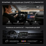 ATOTO X10DG2B7E Radio 2 DIN Android 7" QLED DAB, 8GB+128GB, CarPlay y Android Auto Inalámbricos, 4G LTE, Asistente de Voz AI, GPS, Micrófono Dual, Bluetooth, LRV, 36B-EQ, Entrada HDMI