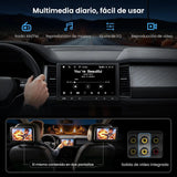 ATOTO F7G211WE Radio Coche 2 DIN de 10,1", Apple CarPlay Inalámbrico y Android Auto Inalámbrico, Pantalla Táctil QLED, DSP, Bluetooth, LRV, MirrorLink, Control del Volante, AUX, Radio FM/AM