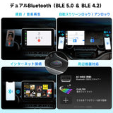 ATOTO CarWave CB6D Magic Box 8GB+128GB ワイヤレスCarPlay & Android Auto対応 | Android 13, 4G LTE, GPS, AIアシスタント, YouTube & Netflix対応, OBD & MicroSD対応, デュアルBluetooth, グレー