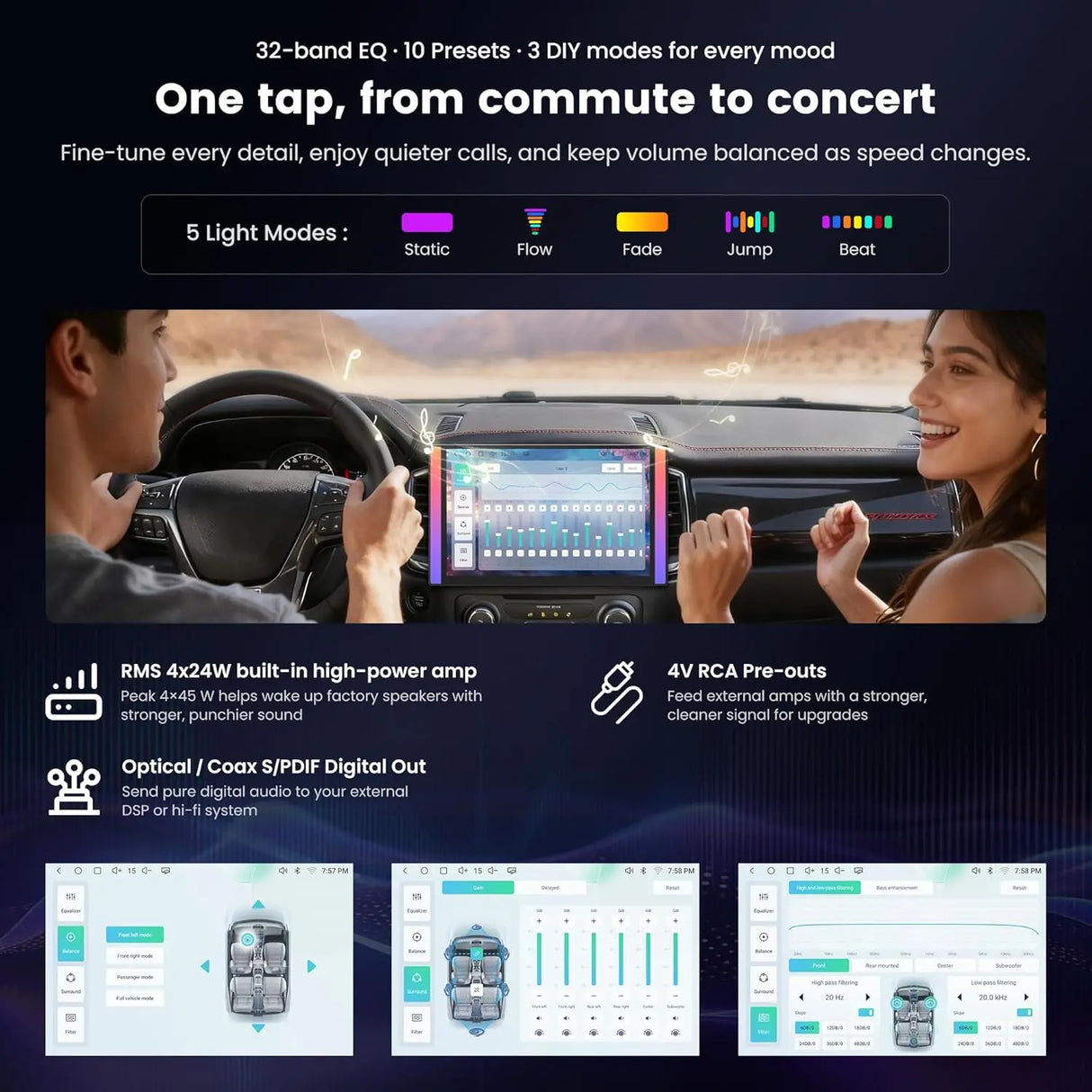 ATOTO A7G225PKL 12.5” Android Double DIN Car Stereo, Wireless CarPlay & Android Auto, AI Driving Alert & Geolocation Awareness, Car Location Tracking, 4G LTE, Parking Guard, Hi-Fi DSP 4V Pre-Out, EdgeFit Design