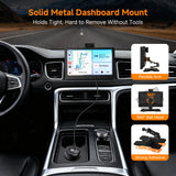 ATOTO P609S1N 9" Portable CarPlay Screen – Wireless CarPlay & Android Auto Touchscreen with Dash Cam, Bluetooth, GPS Navigation, Voice Control & Music Player, Plug & Play Car Stereo (P6 Standard DashCam)