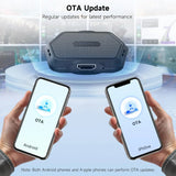 ATOTO AD1-BK Wireless CarPlay Adapter for iPhone - Convert Wired to Wireless CarPlay, Plug & Play, HDMI Hub for TV/DVD, OTA Updates