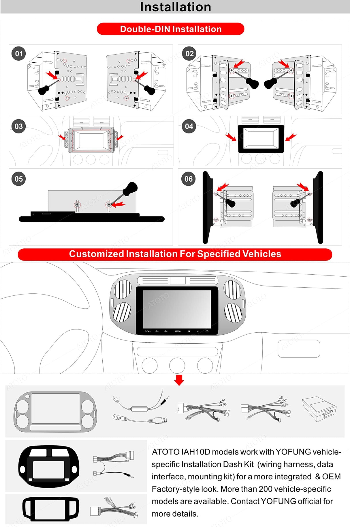 ATOTO S8G2114PM 2nd Gen Android Car Stereo with 10.1" QLED Display, Dual Bluetooth and Wi-Fi, Speed Compensated Volume Control, 6 Touch Gestures, and USB Tethering
