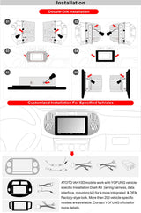 ATOTO S8G2114PM 2nd Gen Android Car Stereo, 10.1-inch QLED Display, Dual Bluetooth, Wi-Fi & USB Tethering, Speed Compensated Volume Control, 6 Touch Gestures