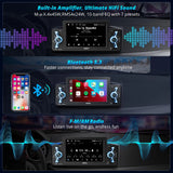 ATOTO F7WE 5 Zoll Autoradio 1din, Wireless CarPlay & kabelloses Android Auto, MirrorLink, Autoradio Bluetooth 5.3 mit Touchscreen, FM/AM/RDS, Sprachsteuerung, Live-Rückansicht, F7G1A5WE