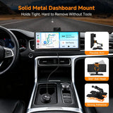 ATOTO P625S1N 10.25" Portable CarPlay Screen – Wireless CarPlay & Android Auto Car Stereo with Front & Cabin DVR Cameras, G-Sensor, WiFi/USB Tethering, Bluetooth, MirrorLink, GPS
