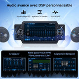 ATOTO A5LG1A5T 5" Touchscreen 1 Din Autoradio Android avec Caméra de Recul, CarPlay & Android Auto Sans Fil, Tethering WiFi/BT/USB, MirrorLink, RDS/FM/GPS, Contrôle Vocal, 2G+32G