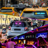 ATOTO CI-VIALD13 Programmable LED Sign – 13.7" x 4" Scrolling Advertising Display, AI Voice Control, Bluetooth App Control, Custom Text & Animation