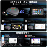 ATOTO CarWave CB6D Magic Box 8GB+128GB ワイヤレスCarPlay & Android Auto対応 | Android 13, 4G LTE, GPS, AIアシスタント, YouTube & Netflix対応, OBD & MicroSD対応, デュアルBluetooth, グレー