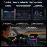 ATOTO V10G225OC 12.5" QLED Android Double DIN Car Stereo, 6GB+128GB, 4G LTE, In-Car Karaoke, Pro DSP with 4V RCA, 4-Channel Dash Cam Recording, Music-Sync Lighting, aptX HD Bluetooth, Wireless Apple CarPlay & Android Auto