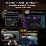 ATOTO S8G2A79UN 7" Double Din Android autoradio con Camere Anteriori e Posteriori 1080P, CarPlay/Android Auto Senza Fili, Touchscreen QLED, 4G, Wi-Fi, Bluetooth, USB, DSP, AMP, SUB, GPS & AI