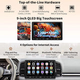ATOTO S8G2094MS 8-Core 9" Android Double Din Car Stereo, QLED Touchscreen, Wireless CarPlay & Android Auto, Dual Bluetooth, GPS Tracking, SCVC,4G LTE/WiFi&BT&USB Tethering