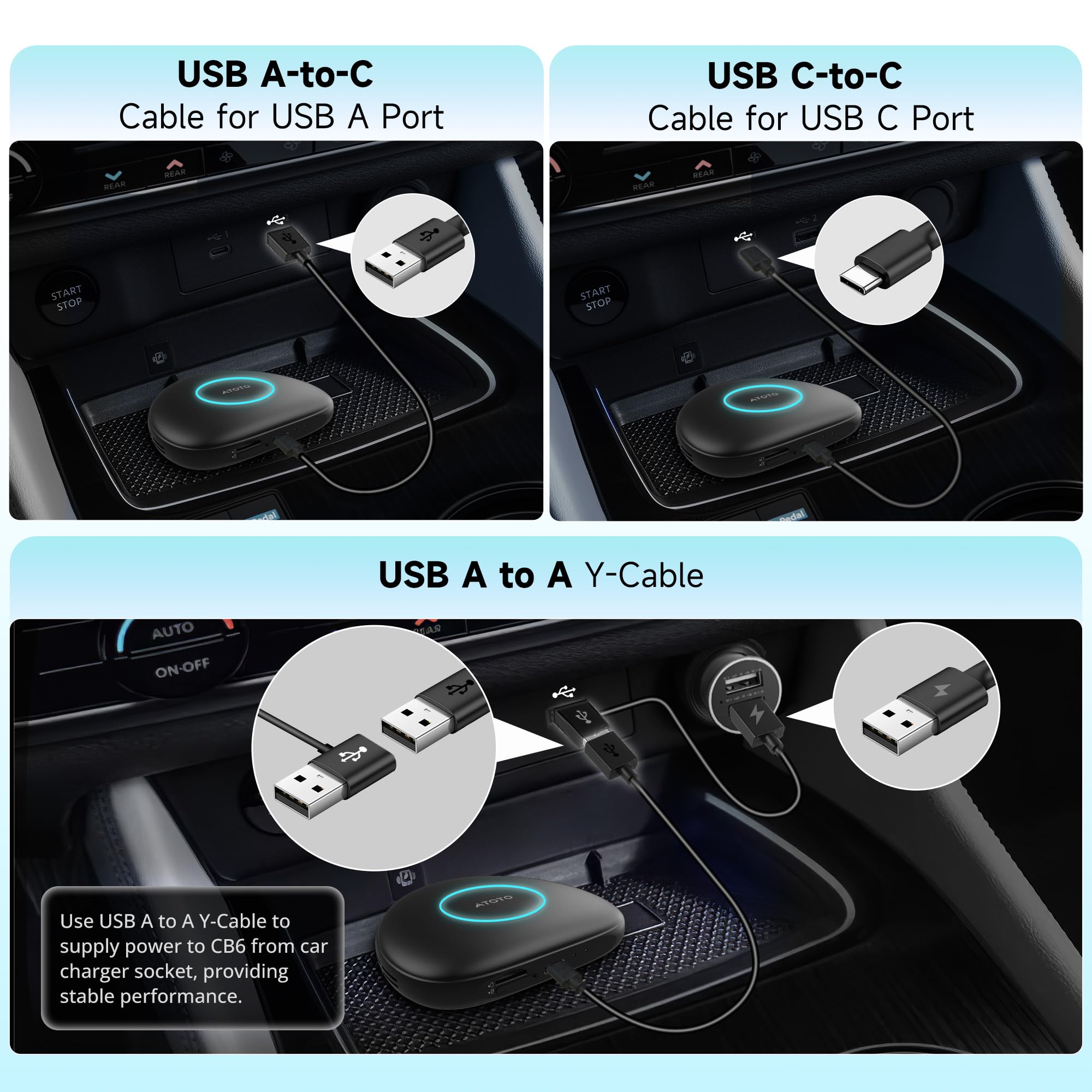 CB6 AI Box: Wireless CarPlay & Android Auto, 4G LTE, OBDII
