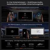 ATOTOZONE X10DG209E 9 Zoll Android DAB+ Autoradio Doppel-Din, 8+128G, 4G LTE, KI-Sprachassistent, Kabelloses Carplay & Android Auto, Duales Mikrofon & BT & Kameraeingang, 36B-EQ, HDMI-Eingang