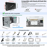 ATOTO A6G2B7PF 7" Autoradio 2 Din – QLED Touchscreen, DAB+ Radio, Bluetooth, 2G+32G, Wireless CarPlay e Android Auto Senza Fili, Tethering WiFi/BT/USB, GPS, Mirror Link, 36EQ DSP