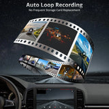 ATOTO AC-FCR04W Dash Cam 1080P, Angolo Ampio 150°, Visione Notturna, Registrazione in Loop, Supporta fino a 128GB, Compatibile con S8 UN/MS/PN (S8 PN Solo Monitoraggio Frontale)