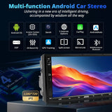 ATOTO A5LG2A7T 7" Android Double Din Car Stereo with Front DVR Cam, Touchscreen, Wireless 24-Band EQ, WiFi/BT/USB Tethering, FM/AM, 2+32G